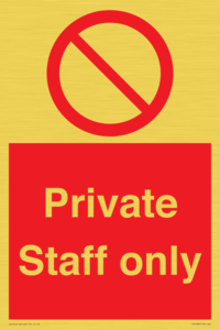 Private Staff Only